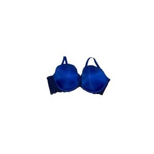🆕 Torrid Blue and Black Smooth Push Up Demi Bra - Women’s Size 48DDD / DDD48